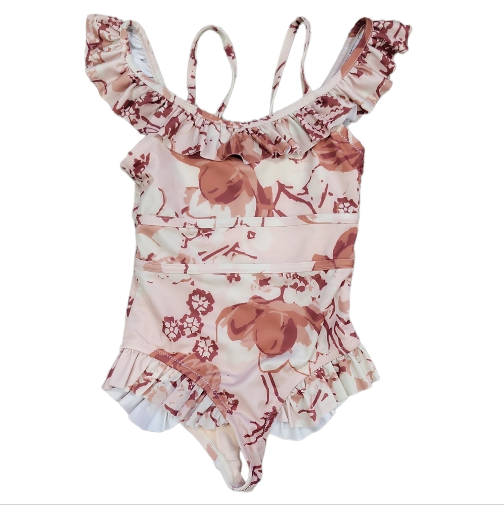 Mia Joy by Joyfolie Girls One Piece Floral Swimsuit Sizes 10 & 4